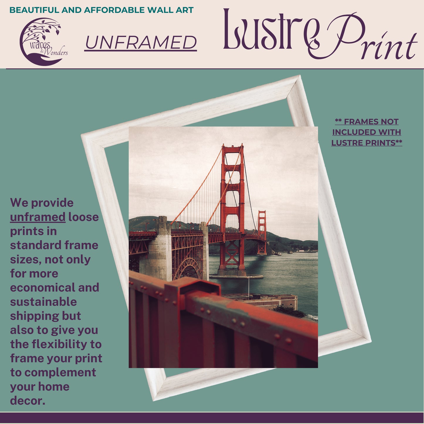 a brochure with a picture of the golden gate bridge