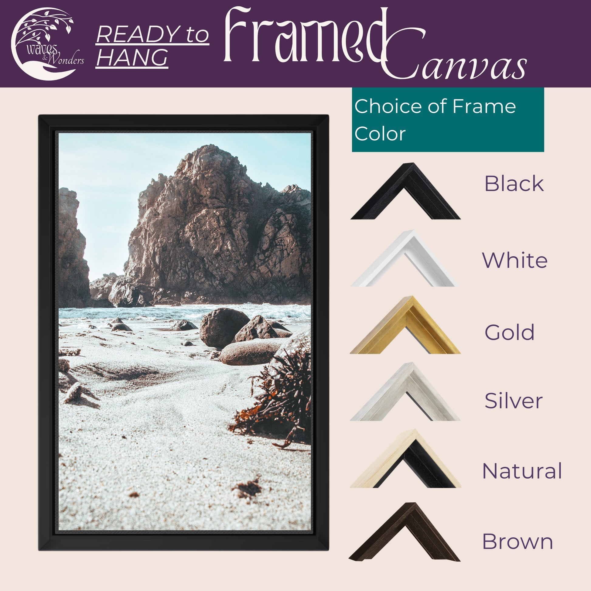 a picture of a frame with different colors of frames