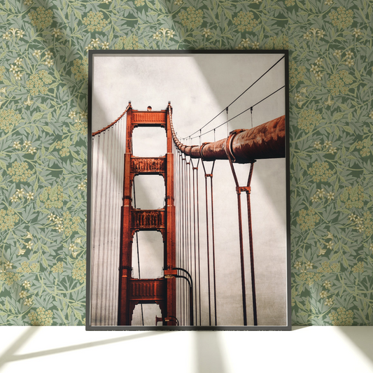 a picture of a picture of the golden gate bridge