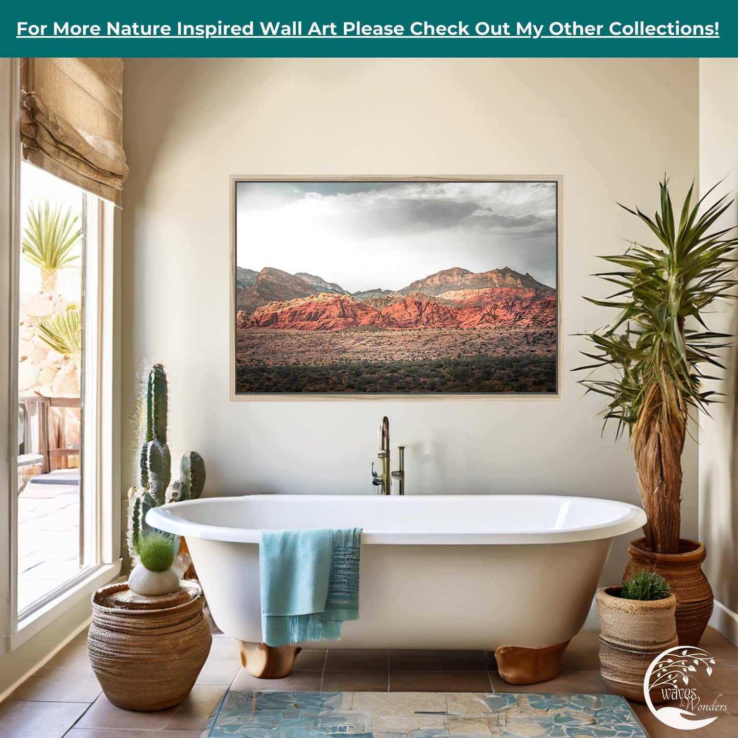 a white bath tub sitting next to a window