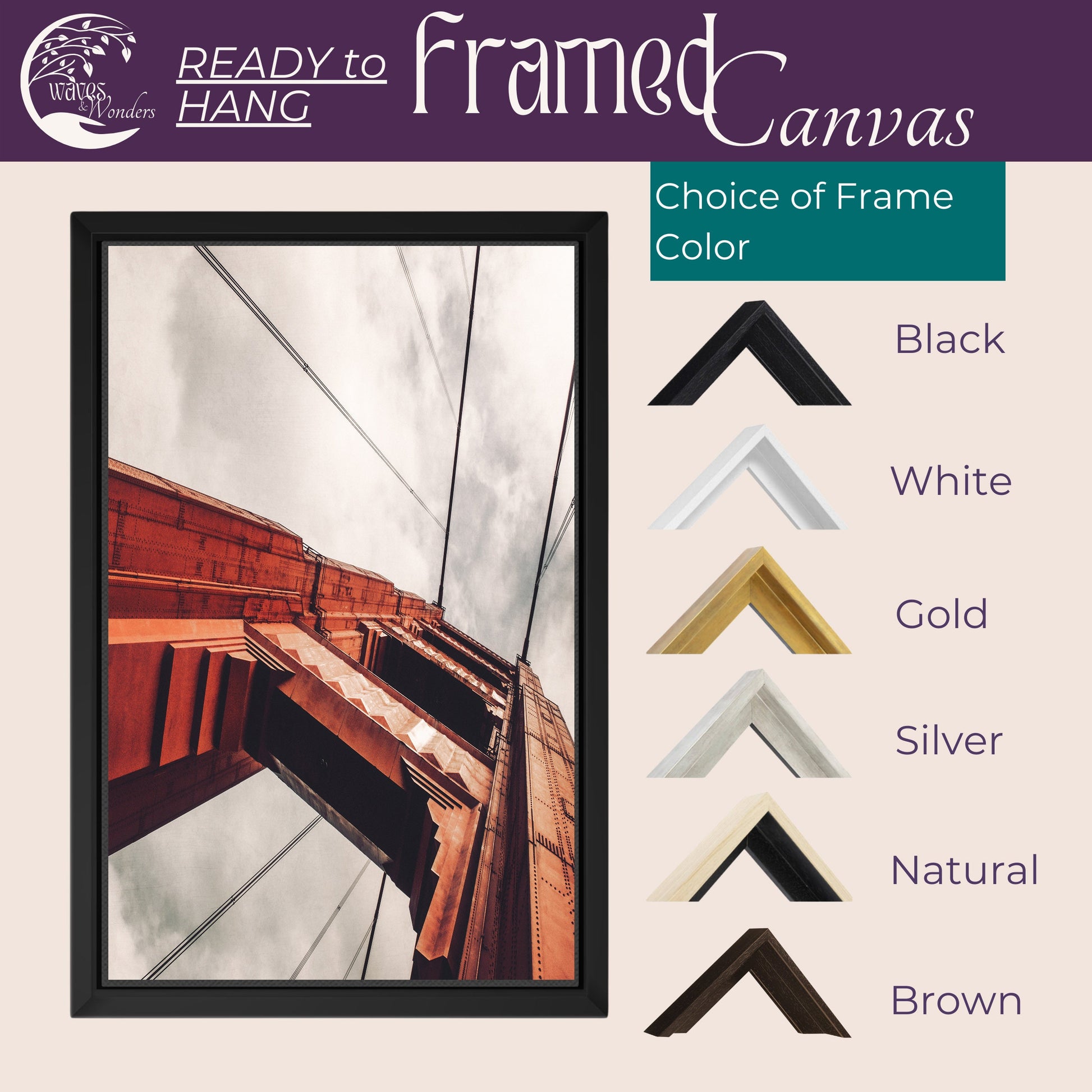 a picture of a frame with different colors of frames