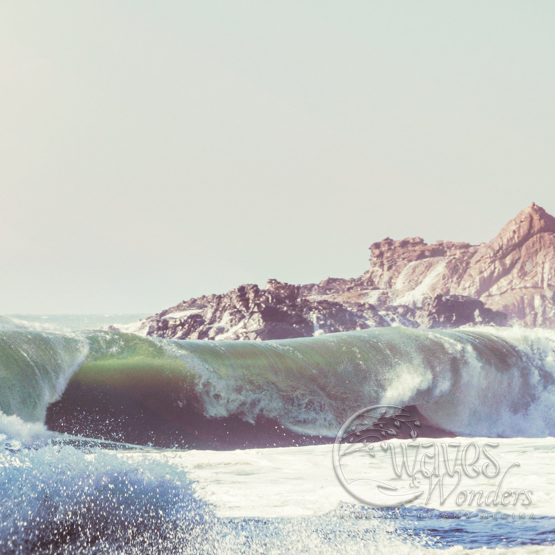 a person riding a surfboard on a wave in the ocean