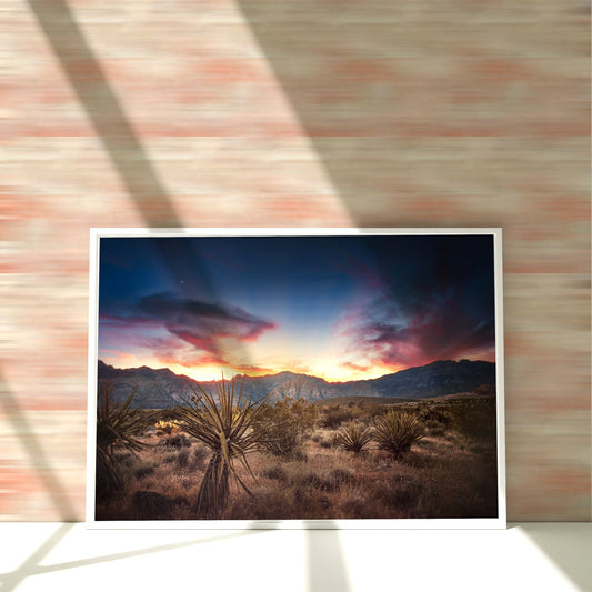 a picture of a desert with mountains in the background