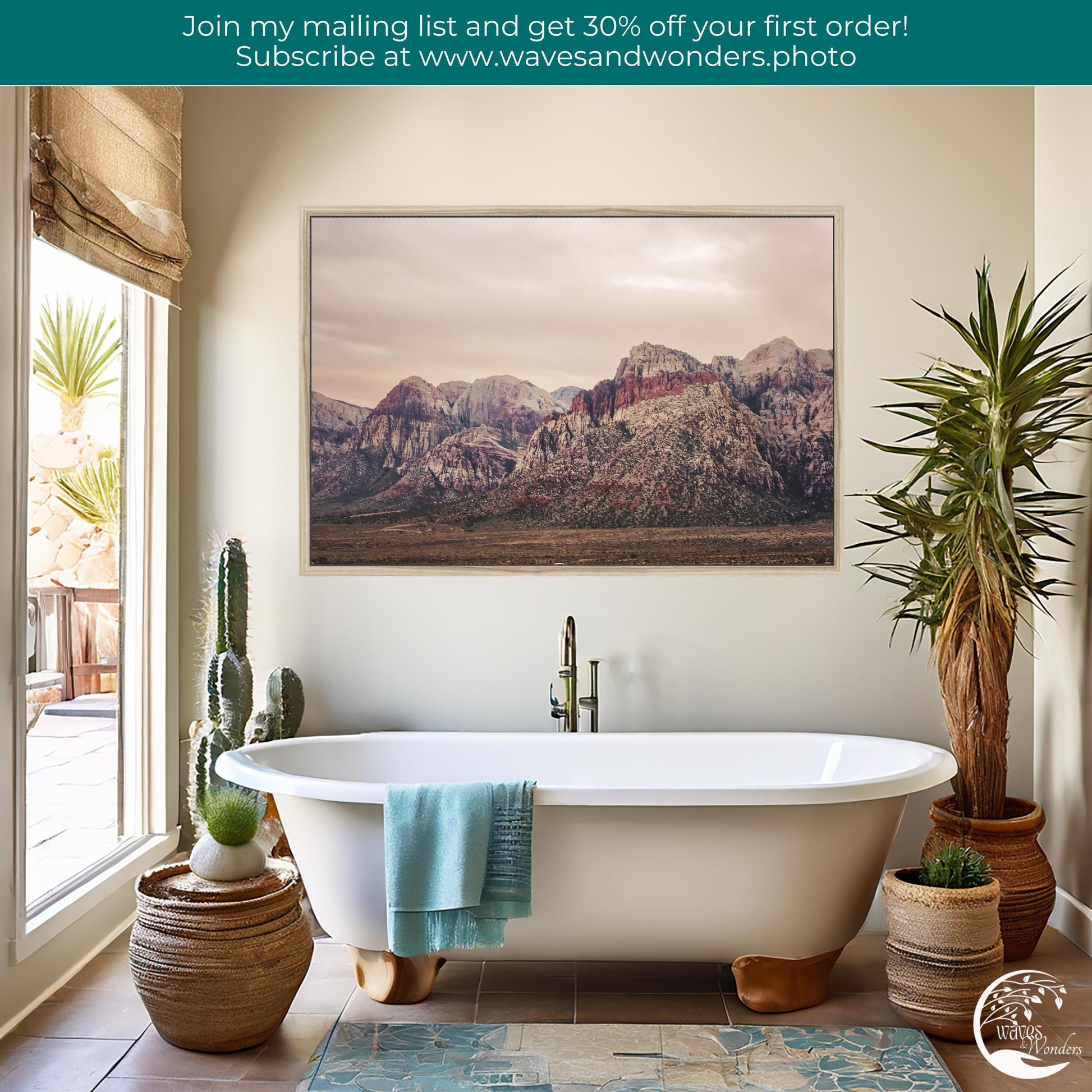 a white bath tub sitting next to a window