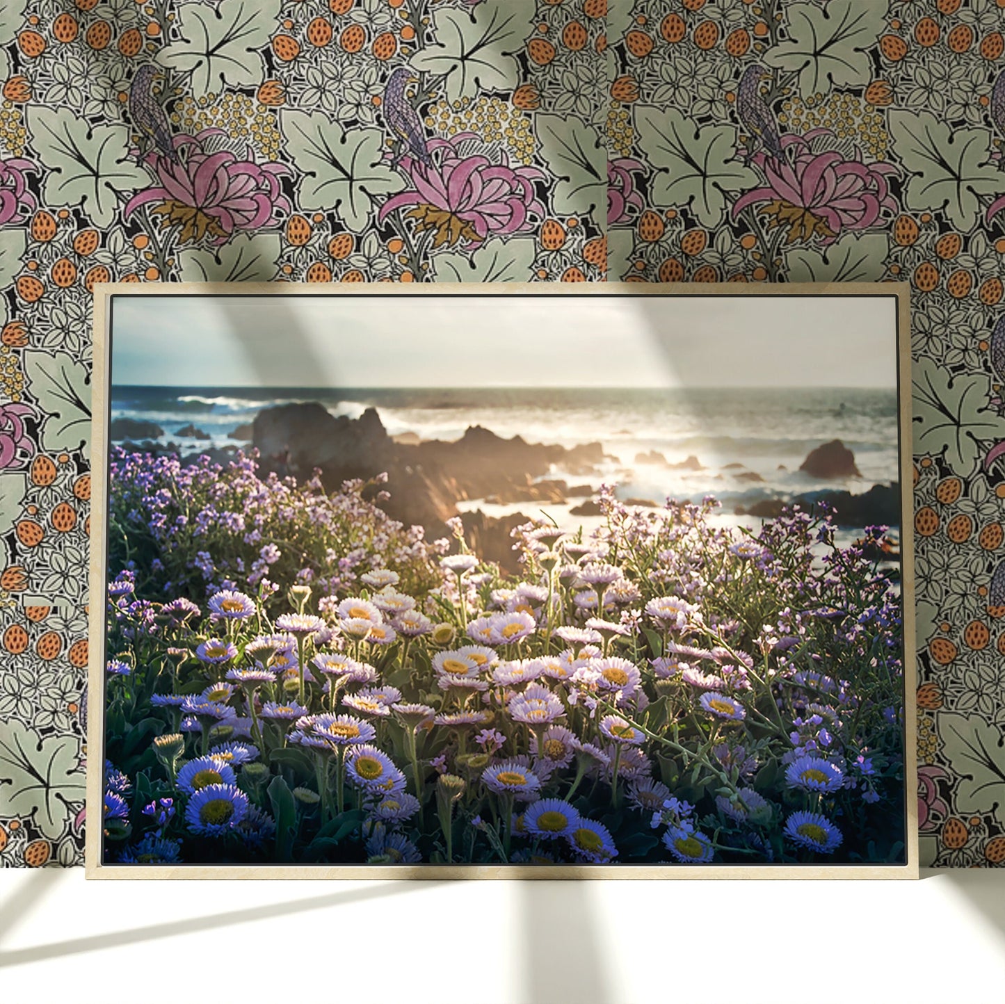 a picture of a picture of a flower field