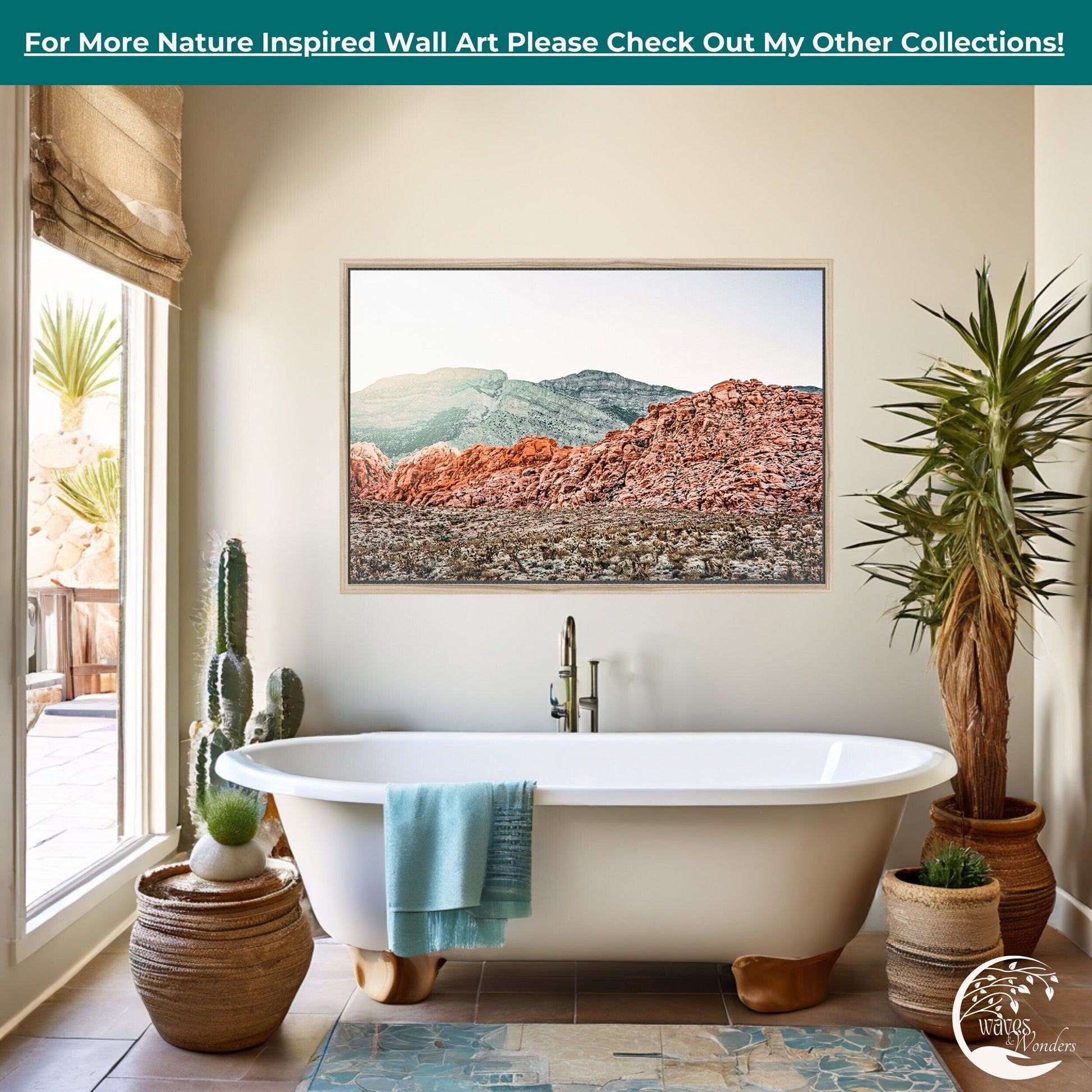 a white bath tub sitting next to a window