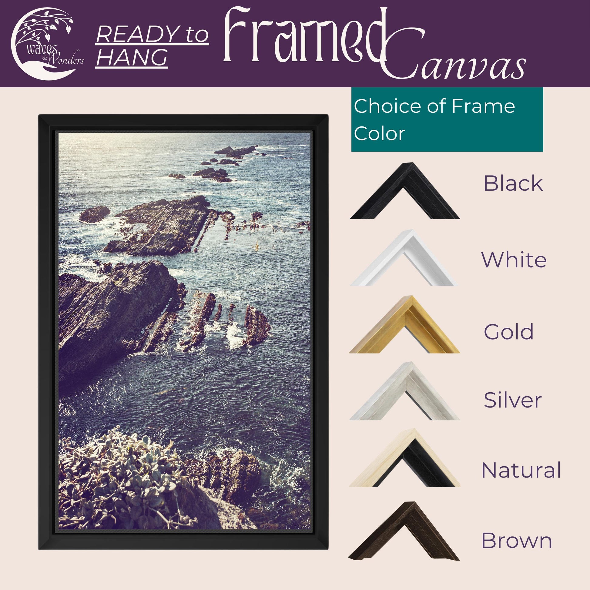 a picture of a frame with different colors of frames