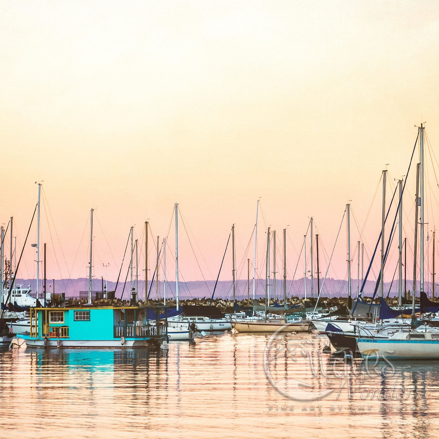 a bunch of boats that are in the water