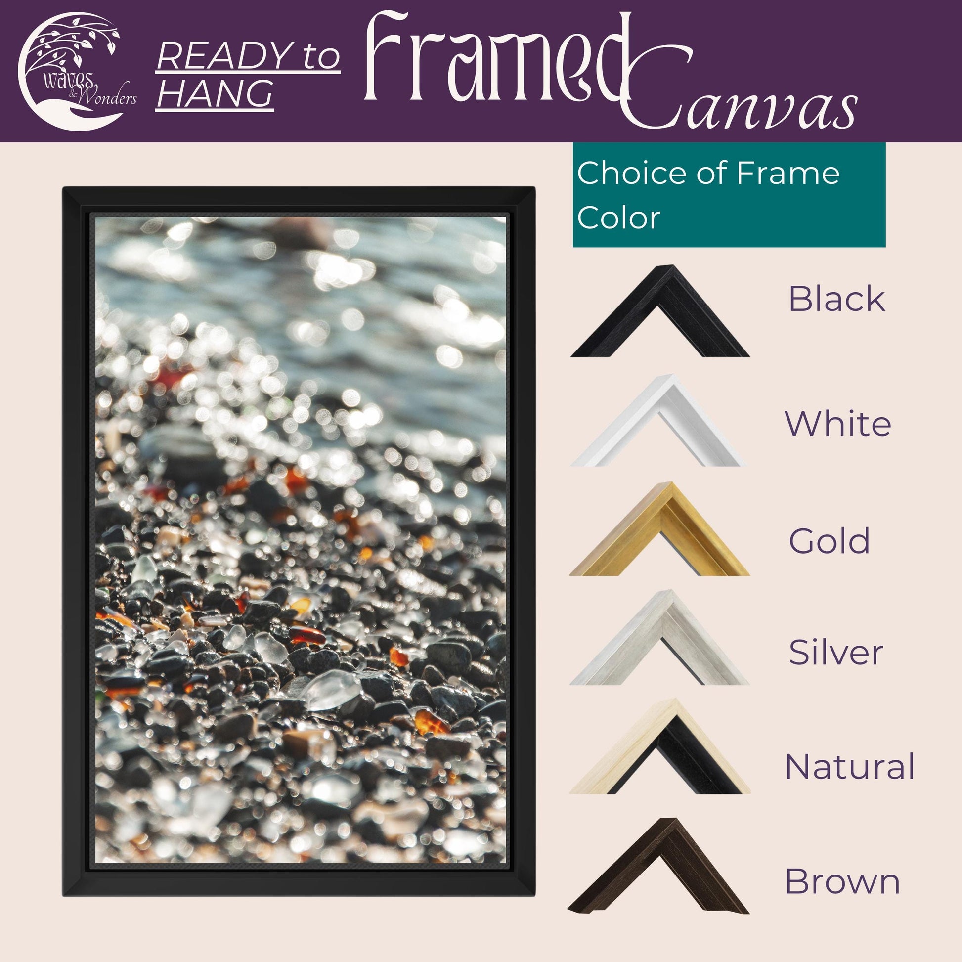 a picture of a frame with different colors of frames